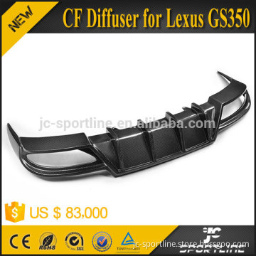 Carbon Fiber Rear Tail Trunk Lid Spoiler Wing for Lexus GS350 13-15 [F-Sport Only]
